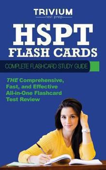 Paperback HSPT Flash Cards: Complete Flash Card Study Guide Book