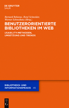 Hardcover Benutzerorientierte Bibliotheken im Web [German] Book