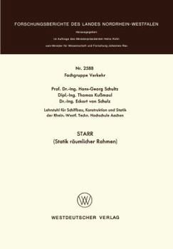 Paperback Starr (Statik Räumlicher Rahmen) [German] Book