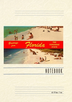 Vintage Lined Notebook Greetings from Florida