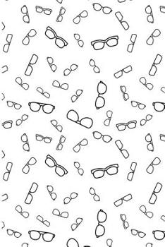 Glasses Notebook: 100 Pages+ Lined Notebook Glasses Design