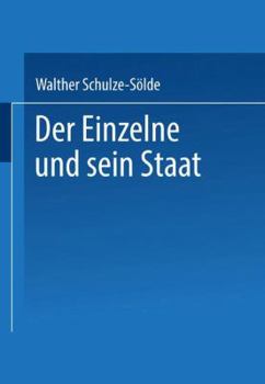 Paperback Der Einzelne Und Sein Staat [German] Book