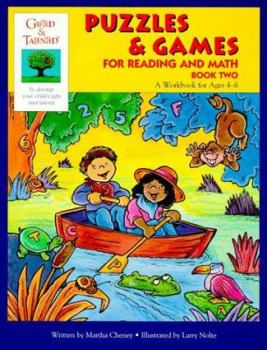 Paperback Puzzles & Games for Reading and Math: A Workbook for Ages 4-6 Book