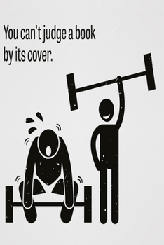 You can't judge a book by its cover: Funny Dot Grid 6x9 Dotted Bullet Journal and Notebook