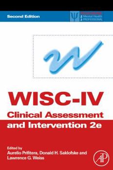 Hardcover WISC-IV Clinical Assessment and Intervention Book