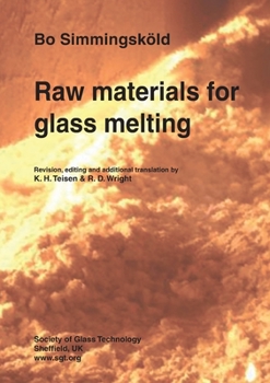 Paperback Raw materials for glass melting Book