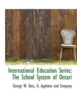 International Education Series : The School System of Ontari