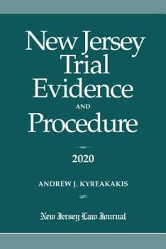 Paperback New Jersey Trial Evidence and Procedure 2020 Book