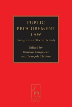 Hardcover Public Procurement Law: Damages as an Effective Remedy Book