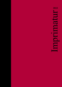 Hardcover Imprimatur 28 (2023). Ein Jahrbuch Fur Bucherfreunde [German] Book