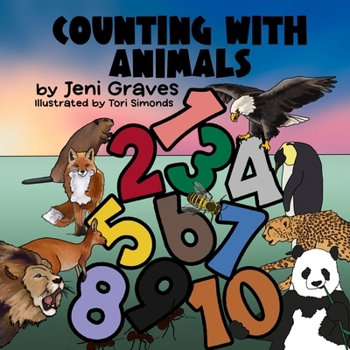 Paperback Counting With Animals Book