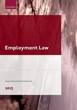 Paperback Employment Law 2013 Book