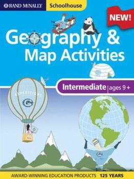 Paperback Rand McNally Schoolhouse Intermediate Geography And Map Activities Book