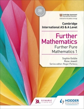 Paperback Cambridge International As&alevel Furth Maths Furth Pure Maths 1: Hodder Education Group Book