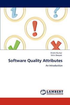 Paperback Software Quality Attributes Book