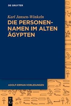 Die Personennamen im Alten Ägypten (German Edition)