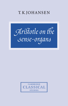 Paperback Aristotle on the Sense-Organs Book