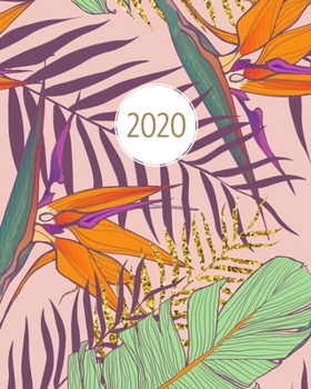 2020: Weekly & Monthly Planner & Diary | Tropical Palm Leaf, Gold Banana Leaves & Birds of Paradise Flowers | Week to View A4 Letter Size with To-Do ... - December 2020 (Rocket Studio 2020 Planners)