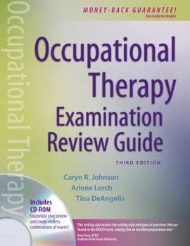Paperback Occupational Therapy Examination Review Guide [With CDROM] Book
