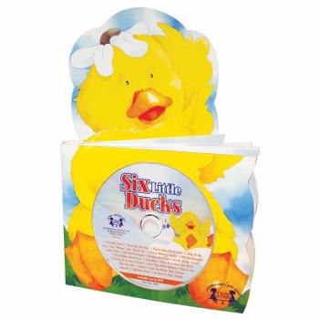 Hardcover Six Little Ducks (Die Cut Board Book and Music CD Set) Book