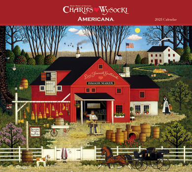 Calendar 2025 Wysocki, Americana, Deluxe Wall calendar Book