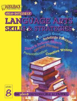 Paperback Language Arts Skills & Strategies Level 8 Book