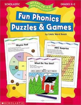 Paperback Ready-To-Go Reproducibles, Fun Phonics Puzzles and Games Book