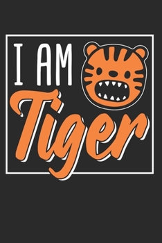 Tiger Notizbuch: Tiger Notizbuch die Perfekte Geschenkidee f�r Tierliebhaber und Tiger Freunde. Das Taschenbuch hat 120 wei�e Seiten mit Punktraster die dich beim Schreiben oder skizzieren unterst�tzt