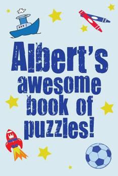 Paperback Albert's Awesome Book Of Puzzles! Book