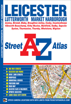 Paperback Leicester A-Z Street Atlas Book