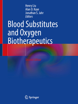 Hardcover Blood Substitutes and Oxygen Biotherapeutics Book