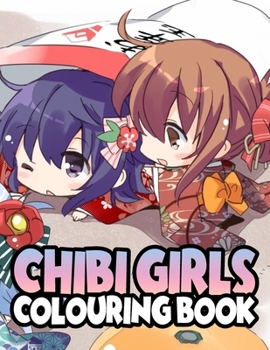 Paperback Chibi Girls Colouring Book