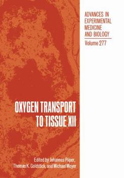 Paperback Oxygen Transport to Tissue XII Book