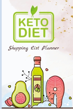 Paperback Keto Diet Shopping List Planner Book