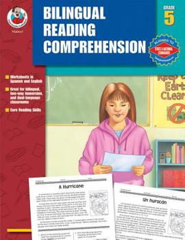 Paperback Bilingual Reading Comprehension, Grade 5 Book