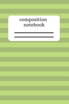 Composition Notebook: Simple Notebook | Take Note | Journal | Diary | Gift (110 Pages, Lined, 6 x 9)