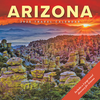 Calendar Arizona 2025 12 X 12 Wall Calendar Book