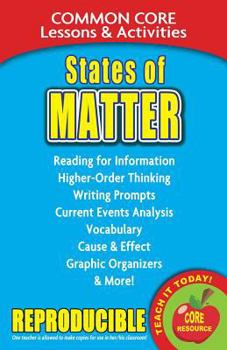 Paperback States of Matter: Common Core Lessons & Activities Book