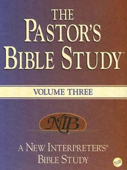 Hardcover The Pastors Bible Study, Vol. 3 Book