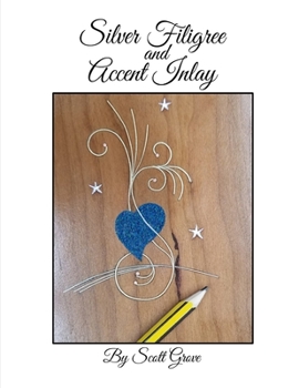 Paperback Silver Filigree and Accent Inlay (Color Version) Book