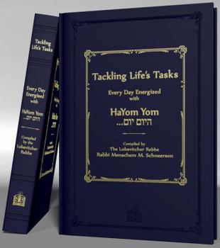 Hayom Yom - Tackling Life's Tasks - Large Edition Size 8" W X 11" H