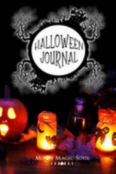 Paperback Halloween Journal: Spooky Pumpkins October Autumn Journal Notebook Diary College-Ruled Book