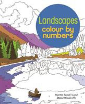 Paperback Landscapes Colour by Numbers Book