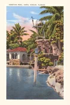 Paperback Vintage Journal Venetian Pool, Coral Gables, Florida Book