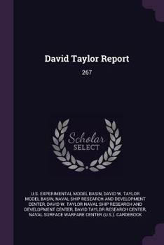 Paperback David Taylor Report: 267 Book