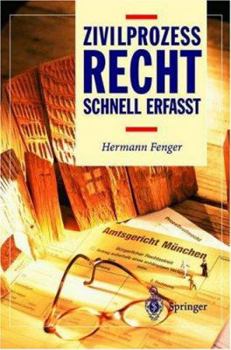 Paperback Zivilprozeßrecht: Schnell Erfaßt [German] Book