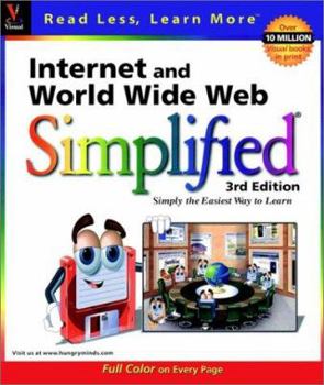 Paperback Internet and World Wide Web Simplified (3-D VISUAL SERIES) Book