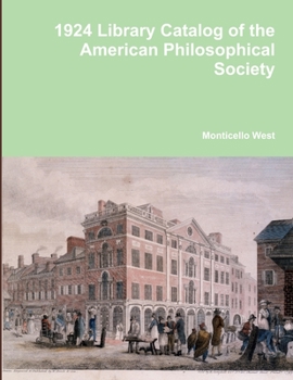 Paperback Library Catalog of the American Philosophical Society Book