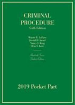 Paperback Criminal Procedure, Hornbook Series, Student Edition, 2019 Pocket Part Book