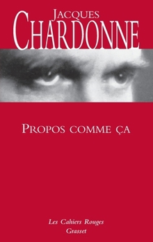 Paperback Propos comme ça [French] Book